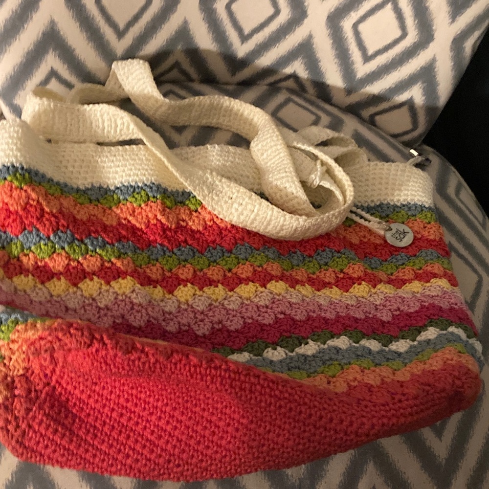 The Sak Colorful Crochet Tote Bag 🌸